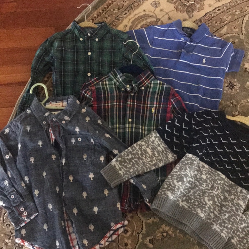 Lot of 3t/4t polos and Button downs